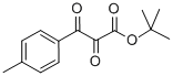 2,3-二氧代-3-对甲苯丙酸叔丁酯 结构式