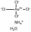 四氯金酸铵 结构式
