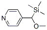 Pyridine, 4-[methoxy(trimethylsilyl)methyl]- (9CI) 结构式