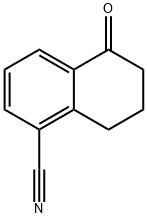 5-氧代-5,6,7,8-四氢萘-1-甲腈 结构式