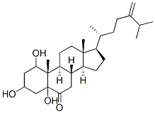 1,3,5-trihydroxy-24-methylenecholestan-6-one 结构式