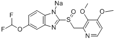 潘托拉唑钠 结构式