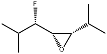 Oxirane, 2-(1-fluoro-2-methylpropyl)-3-(1-methylethyl)-, [2alpha(R*),3ba]- (9CI) 结构式