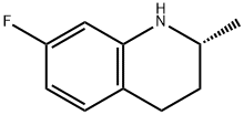 R-2-甲基-7-氟-1,2,3,4-四氢喹啉 结构式