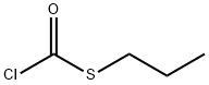 S-丙基氯硫代甲酸酯 结构式
