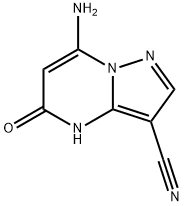 7-氨基-4,5-二氢-5-氧代-吡唑并[1,5-A]嘧啶-3-甲腈 结构式