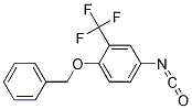 Benzene, 4-isocyanato-1-(phenylmethoxy)-2-(trifluoromethyl)- 结构式
