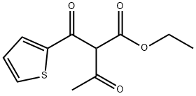 3-氧基-2-(噻吩-2-羰基)丙酸乙酯 结构式