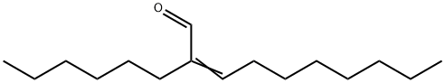 (2Z)-2-己基-2-癸烯醛 结构式