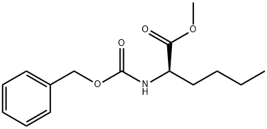 N-(BENZYLOXYCARBONYL)-D-NORLEUCINE METHYL ESTER 结构式