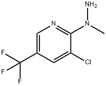 1-(3-氯-5-(三氟甲基)吡啶-2-基)-1-甲基肼 结构式