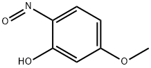 4-亚硝基间苯二酚单甲醚 结构式