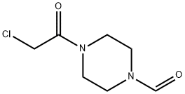 1-Piperazinecarboxaldehyde, 4-(chloroacetyl)- (9CI) 结构式