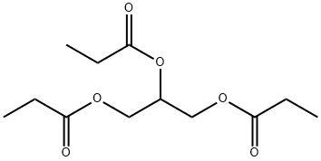 三丙酸甘油酯 结构式