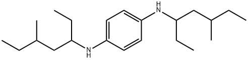 N,N’-双(1-乙基-3-甲基戊基)-1,4-苯二胺 结构式