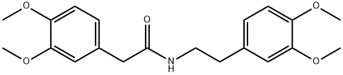N-(3,4-DIMETHOXYPHENETHYL)-2-(3,4-DIMETHOXYPHENYL)ACETAMIDE 结构式