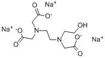 羟乙基乙二胺三乙酸三钠盐 结构式