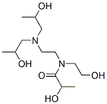 1,1'-(2-(N-2-hydroxyethyl-2-hydroxypropylamino)ethylimino)dipropan-2-ol  结构式