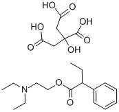 柠檬酸苯丁胺乙酯 结构式