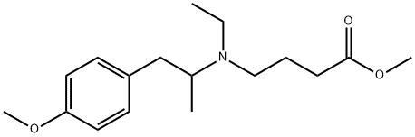 Mebeverine Acid Methyl Ester 结构式
