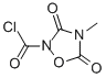 1,2,4-Oxadiazolidine-2-carbonyl chloride, 4-methyl-3,5-dioxo- (9CI) 结构式