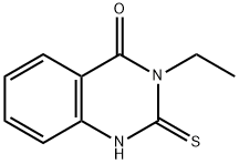 喹唑啉-4(3H)-酮,3-乙基-2-巯基- 结构式