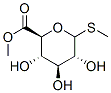 D-Glucopyranosiduronic acid, methyl 1-thio-, methyl ester 结构式