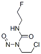 1-(2-Chloroethyl)-3-(2-fluoroethyl)-1-nitrosourea 结构式