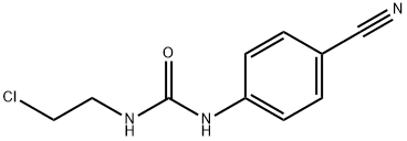 1-(2-氯乙基)-3-(4-氰基苯基)脲 结构式