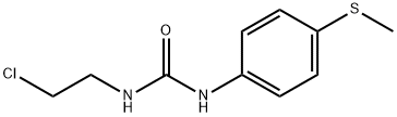 1-(2-氯乙基)-3-(4-(甲硫基)苯基)脲 结构式