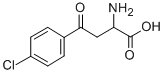 DL-2-AMINO-4-(4-CHLOROPHENYL)-4-OXOBUTANOIC ACID 结构式