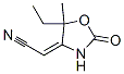 Acetonitrile, (5-ethyl-5-methyl-2-oxo-4-oxazolidinylidene)-, (E)- (9CI) 结构式