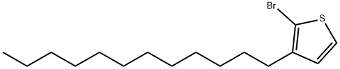 2-溴-3-十二烷基噻吩 结构式