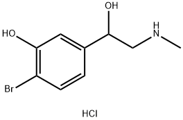 4-BroMophenylephrine Hydrochloride 结构式