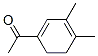 Ethanone, 1-(3,4-dimethyl-1,3-cyclohexadien-1-yl)- (9CI) 结构式