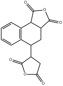 4-(2,5-二氧代四氢呋喃-3-基)-1,2,3,4-四氢萘-1,2-二甲酸酐 结构式
