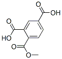1,2,4-Benzenetricarboxylic acid dihydrogen 1-methyl ester 结构式