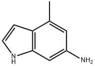 6-氨基-4-甲基吲哚 结构式