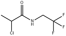 2-氯-N-(2,2,2-三氟乙基)丙酰胺 结构式