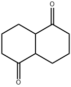 十氢萘-1,5-二酮 结构式