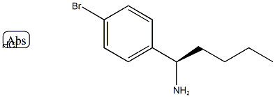 (R)-1-(4-bromophenyl)pentan-1-amine hydrochloride 结构式