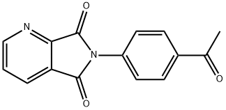 6-(4-乙酰基苯基)-5H-吡咯并[3,4-B]吡啶-5,7(6H)-二酮 结构式