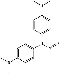 N,N-bis(4-dimethylaminophenyl)nitrous amide 结构式