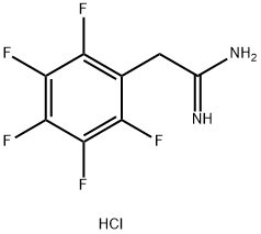 2-Pentafluorophenyl-acetamidine HCl 结构式