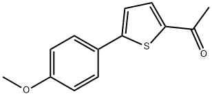 1-[5-(4-Methoxyphenyl)-2-thienyl]-1-ethanone 结构式