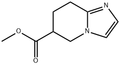 5,6,7,8-四氢咪唑并[1,2-A]吡啶-6-羧酸甲酯 结构式
