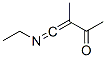 3-Buten-2-one, 4-(ethylimino)-3-methyl- (9CI) 结构式