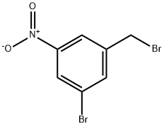 1-溴-3-(溴甲基)-5-硝基苯 结构式