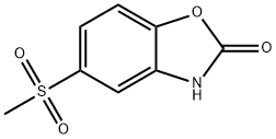 2-苯并恶唑酮-5-甲砜 结构式
