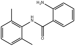 2-氨基-N-(2,6-二甲基苯基)苯甲酰胺 结构式
